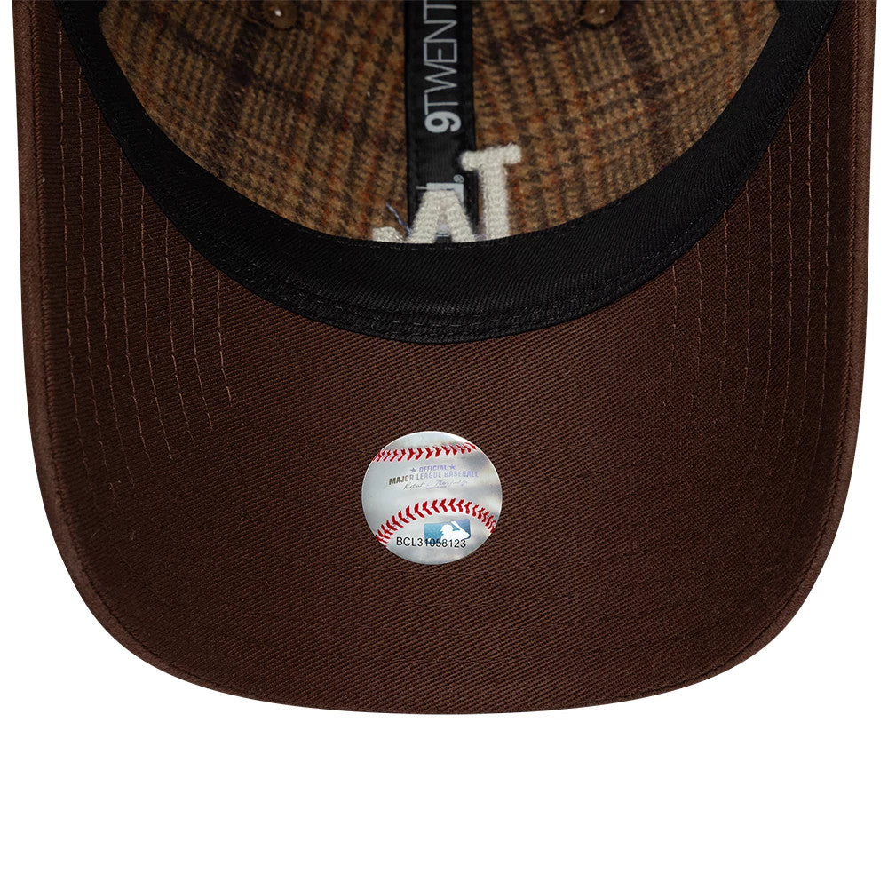 Pictured is this MLB Plaid LA Dodgers 9TWENTY cap in brown. 5