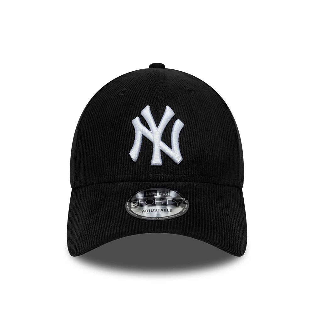 Pictured is this MLB Cord New York Yankees 9FORTY cap in black. 2