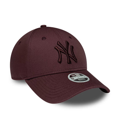 Pictured is this Womens MLB League Essential New York Yankees 9FORTY cap in dark purple. 3