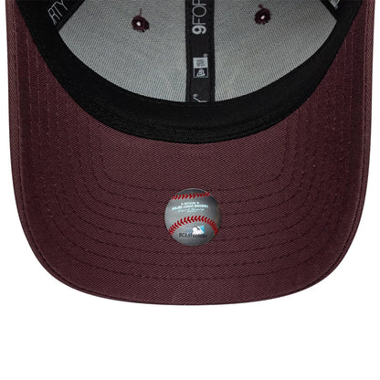 Pictured is this Womens MLB League Essential New York Yankees 9FORTY cap in dark purple. 5