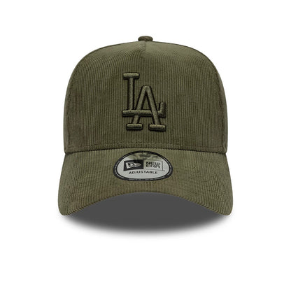 Pictured is this MLB Cord LA Dodgers 9FORTY E-Frame cap in green. 2