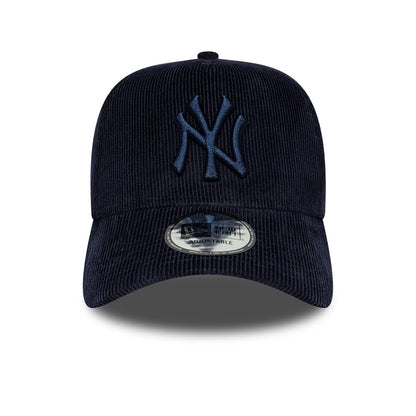 Pictured is this MLB Cord New York Yankees 9FORTY E-Frame cap in navy. 2