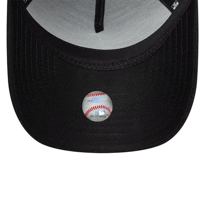 Pictured is this Youth New Era Rubber 9FORTY E-Frame cap in black. 5