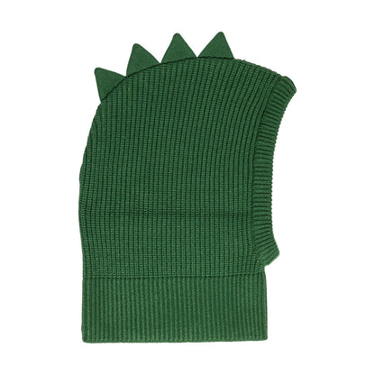 Pictured is this Child New Era Dino Balaclava hat in dark green. 5