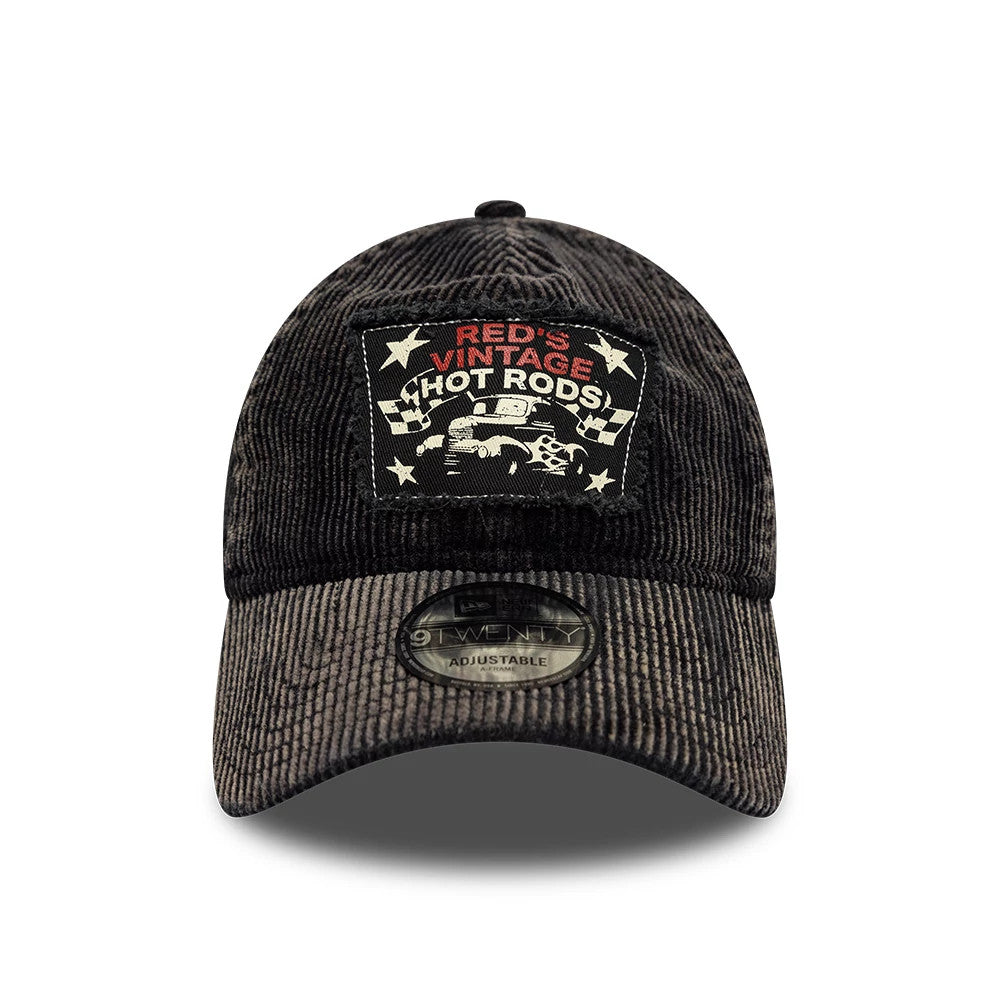 Pictured is this New Era Patch Acid Cord 9TWENTY cap in black. 2