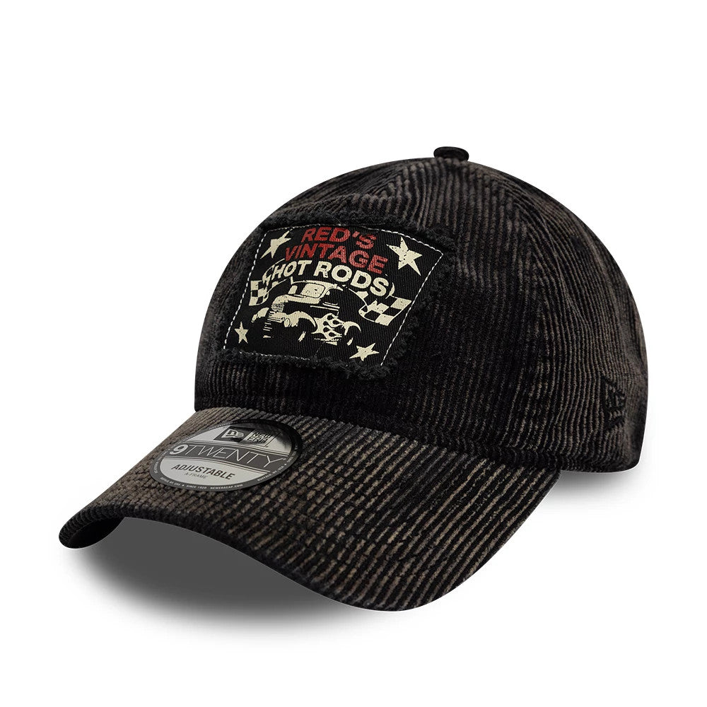 Pictured is this New Era Patch Acid Cord 9TWENTY cap in black. 1