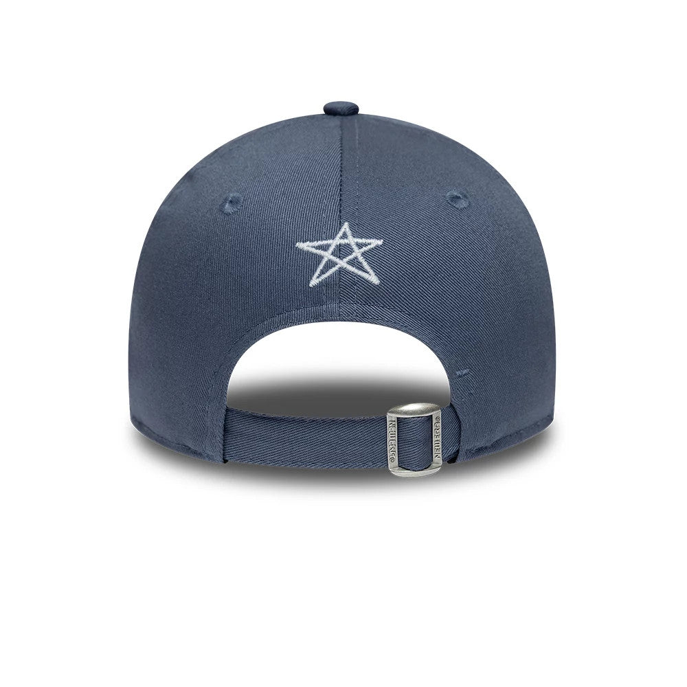 Pictured is this Child MLB Space Glow In The Dark New York Yankees 9FORTY cap in dark blue. 4