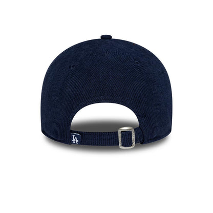 Pictured is this Womens MLB Script Cord LA Dodgers 9TWENTY cap in navy. 4