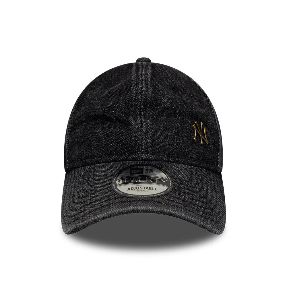 Pictured is this MLB Washed Denim New York Yankees 9TWENTY cap in black. 2