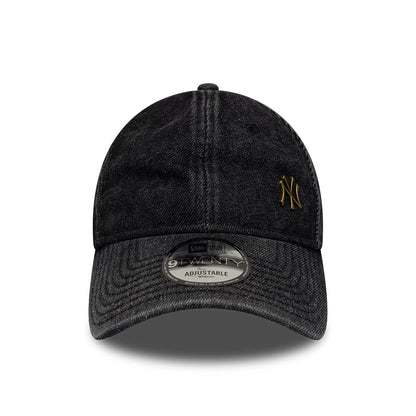 Pictured is this MLB Washed Denim New York Yankees 9TWENTY cap in black. 2