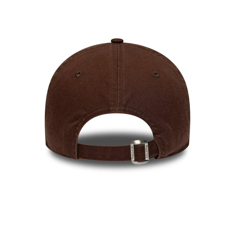 Pictured is this MLB Washed Midi Logo LA Dodgers 9TWENTY cap in brown. 4