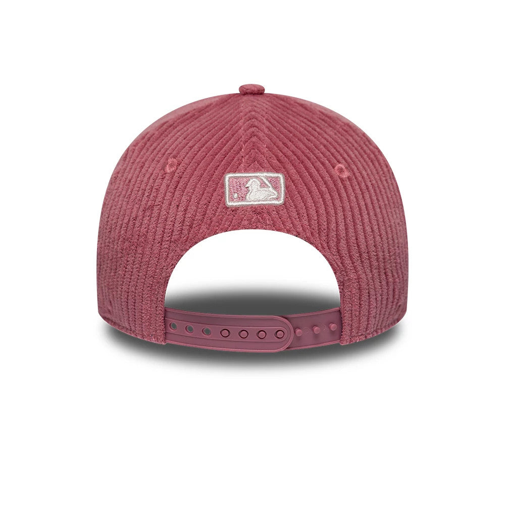 Pictured is this Youth MLB Cord New York Yankees 9FORTY M-Crown cap in dark red. 4