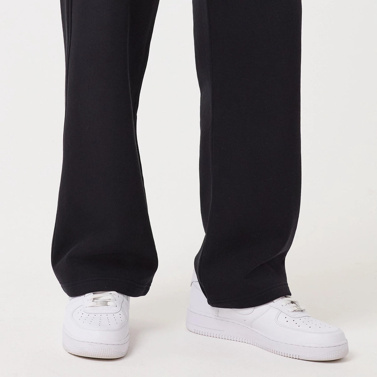 The model is wearing this New Era Straight Leg Joggers in navy. 6