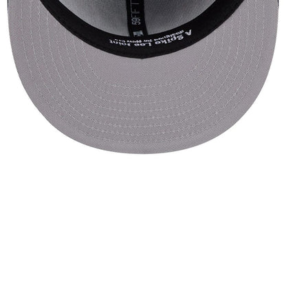 Pictured is this MLB X Spike Lee Baseball Bats New York Yankees 59FIFTY Fitted cap in navy. 2