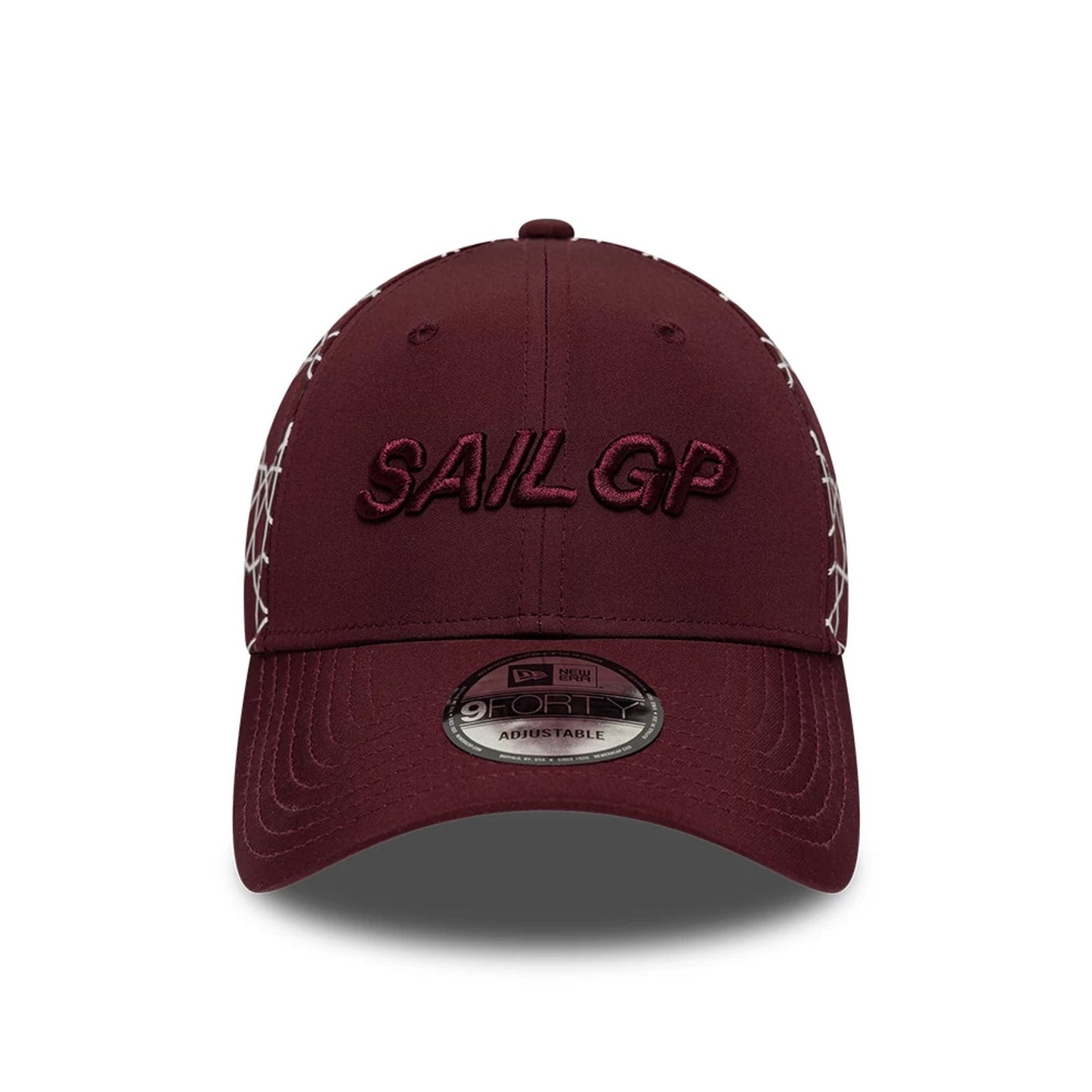 Pictured is this Dubai Abu Dhabi Air Event Sail GP 9FORTY cap in dark red. 2