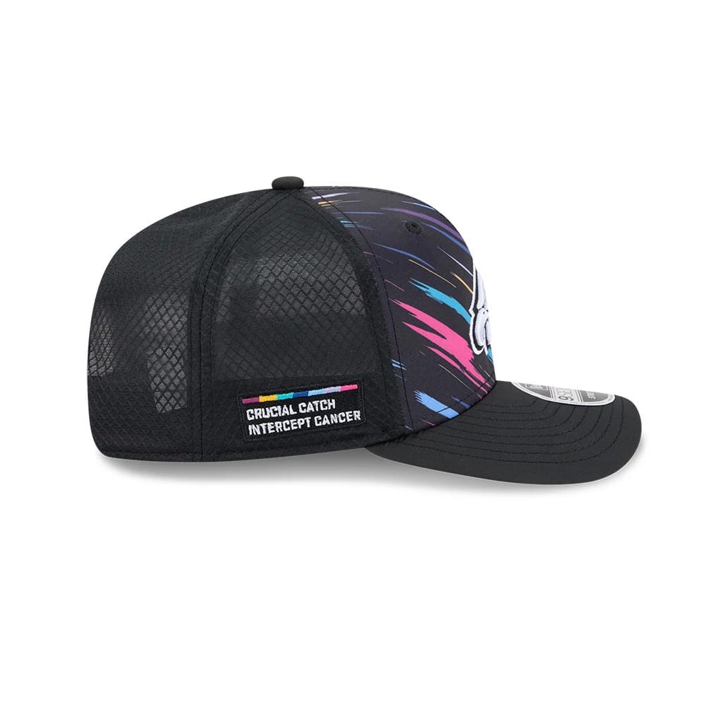 Pictured is this NFL City Connect 2026 Philadelphia Eagles 9SEVENTY Stretch Snap cap in black. 5