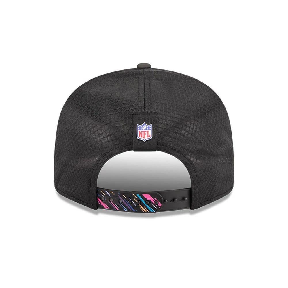 Pictured is this NFL City Connect 2026 Las Vegas Raiders 9SEVENTY Stretch Snap cap in black. 7