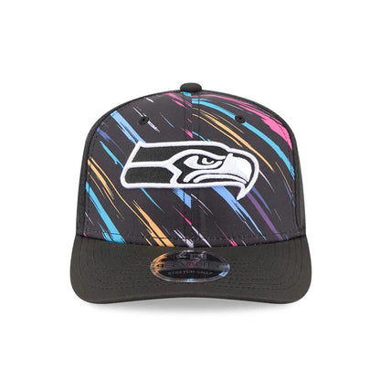 Pictured is this NFL City Connect 2026 Seattle Seahawks 9SEVENTY Stretch Snap cap in black. 3