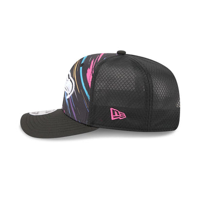 Pictured is this NFL City Connect 2026 Seattle Seahawks 9SEVENTY Stretch Snap cap in black. 6