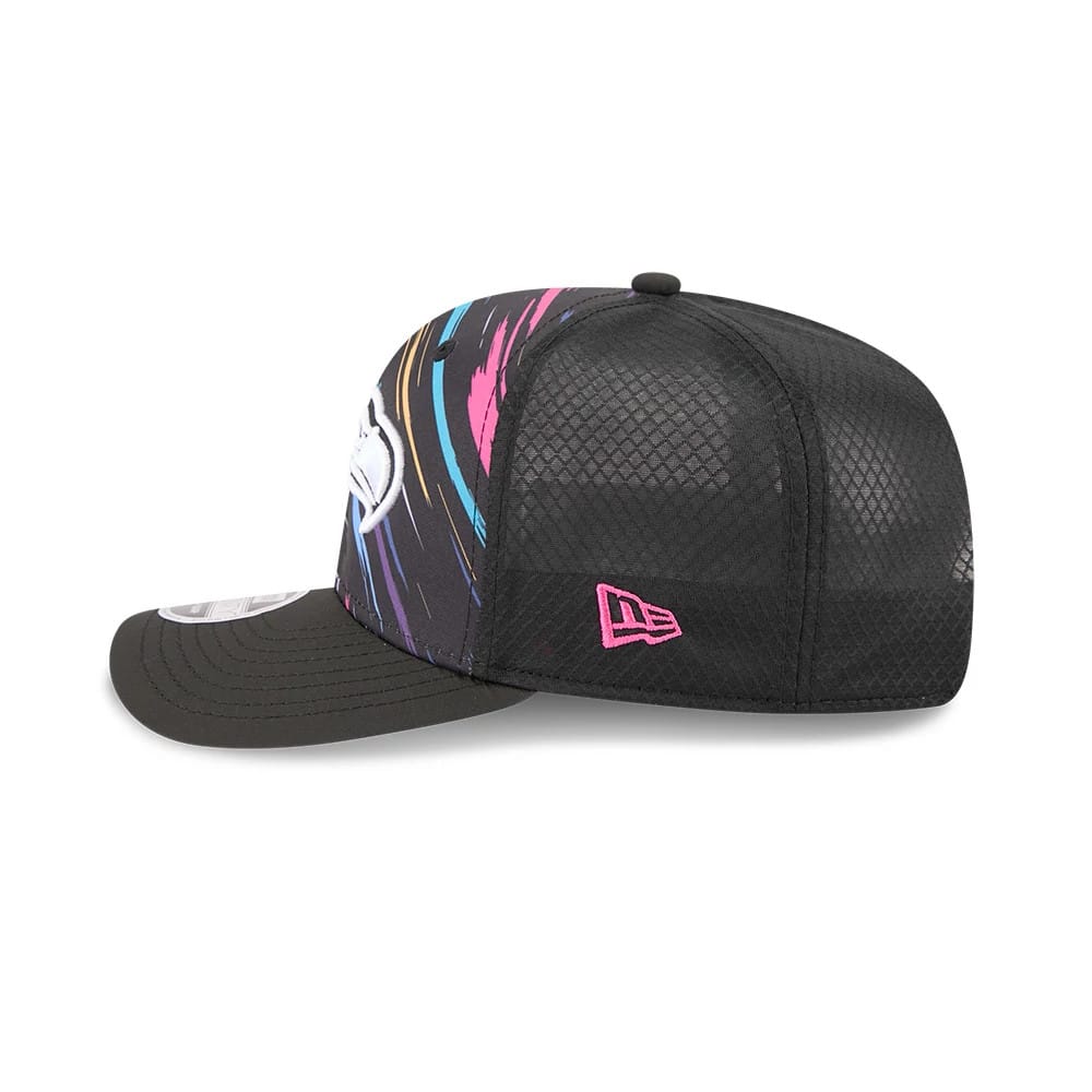 Pictured is this NFL City Connect 2026 Seattle Seahawks 9SEVENTY Stretch Snap cap in black. 6