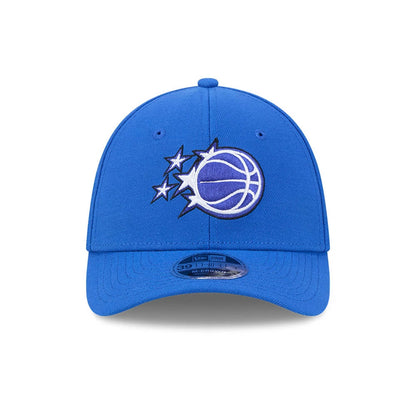 Pictured is this NBA Team Orlando Magic 39THIRTY M-Crown Stretch Fit cap in blue. 3