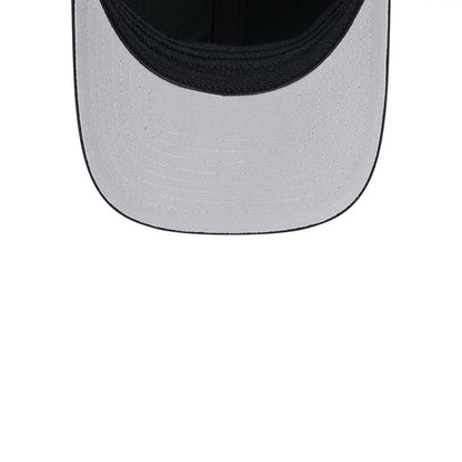 Pictured is this NBA Team Golden State Warriors 39THIRTY M-Crown Stretch Fit cap in black. 2