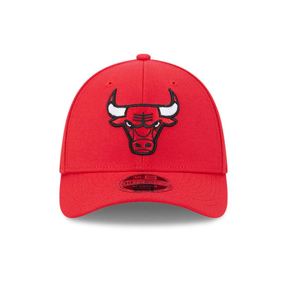 Pictured is this NBA Team Chicago Bulls 39THIRTY M-Crown Stretch Fit cap in red. 2