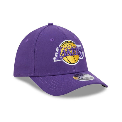 Pictured is this NBA Team LA Lakers 39THIRTY M-Crown Stretch Fit cap in purple. 4