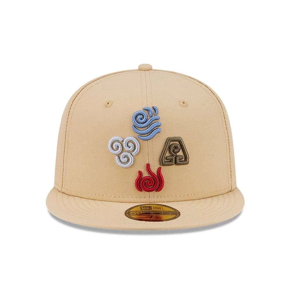 Pictured is this Elements Avatar 59FIFTY Fitted cap in light beige. 3