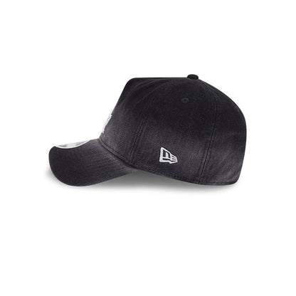 Pictured is this MLB Washed Denim LA Dodgers 9FORTY A-Frame Unstructured cap in black. 5