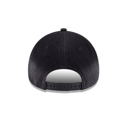 Pictured is this MLB Washed Denim Chicago White Sox 9FORTY A-Frame Unstructured cap in black. 7