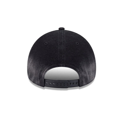 Pictured is this MLB Washed Denim Boston Red Sox 9FORTY A-Frame Unstructured cap in black. 7