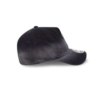 Pictured is this MLB Washed Denim Boston Red Sox 9FORTY A-Frame Unstructured cap in black. 6