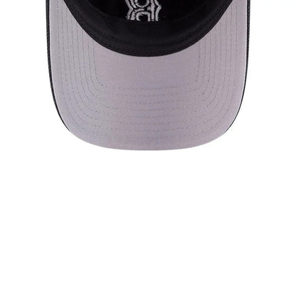 Pictured is this MLB Washed Denim Boston Red Sox 9FORTY A-Frame Unstructured cap in black. 2