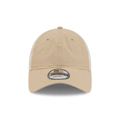 Pictured is this New Era Elevated Basics 9TWENTY cap in open brown. 3