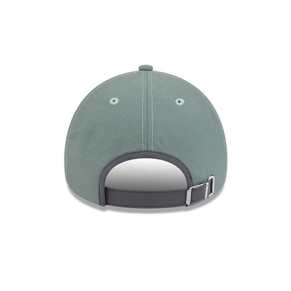 Pictured is this New Era Elevated Basics 9FORTY A-Frame Unstructured cap in open green. 2