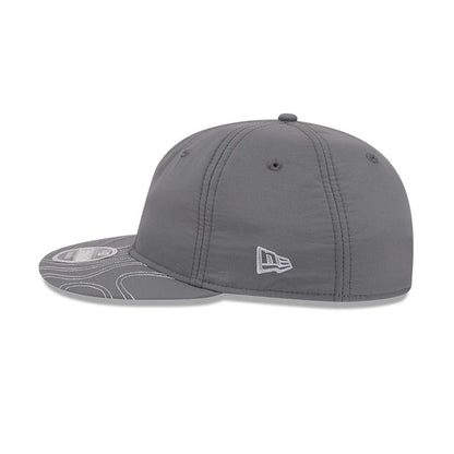 Pictured is this New Era Elevated Basics Retro Crown 9FIFTY cap in open grey. 5