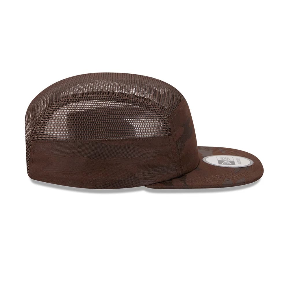 Pictured is this New Era Elevated Basics Camper cap in Woodland Camo. 7