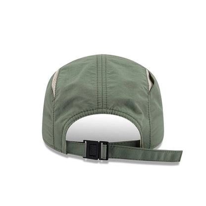 Pictured is this New Era Elevated Basics Runner cap in open green. 5