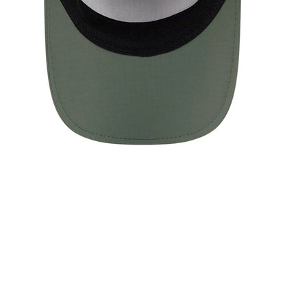 Pictured is this New Era Elevated Basics Runner cap in open green. 2