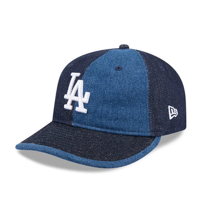 Pictured is this MLB Multipanel LA Dodgers Retro Crown 59FIFTY Fitted cap in navy. 1