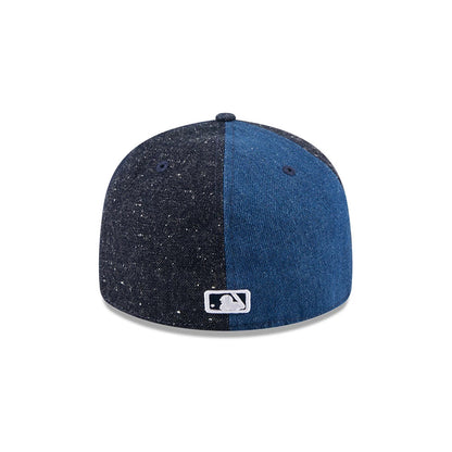Pictured is this MLB Multipanel LA Dodgers Retro Crown 59FIFTY Fitted cap in navy. 6
