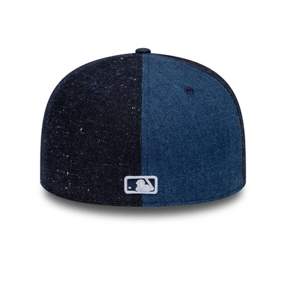 Pictured is this MLB Multipanel Atlanta Braves Retro Crown 59FIFTY Fitted cap in navy. 4