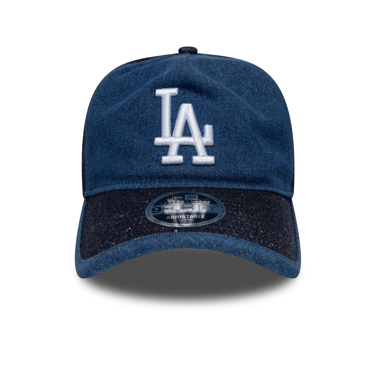 Pictured is this MLB Multipanel LA Dodgers 9FORTY A-Frame Unstructured cap in navy. 2