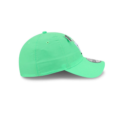 Pictured is this MTV Logo 9TWENTY cap in bright green. 7