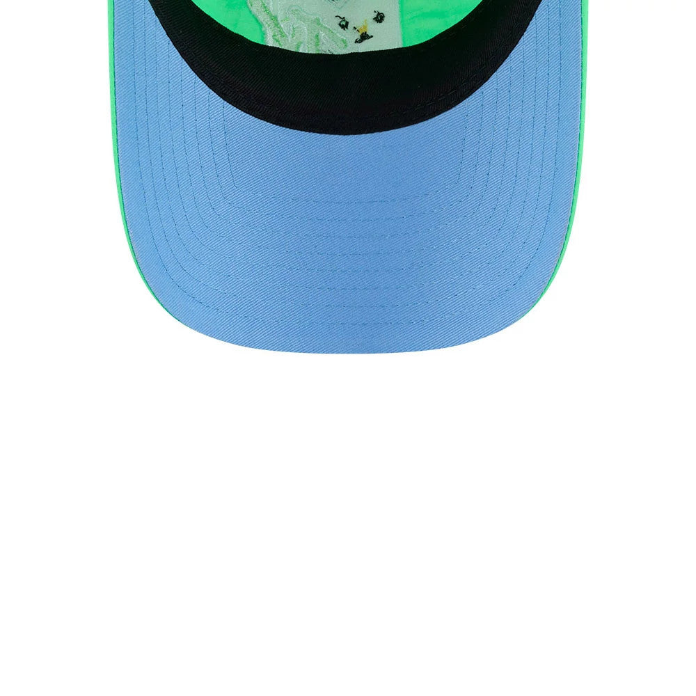 Pictured is this MTV Logo 9TWENTY cap in bright green. 2