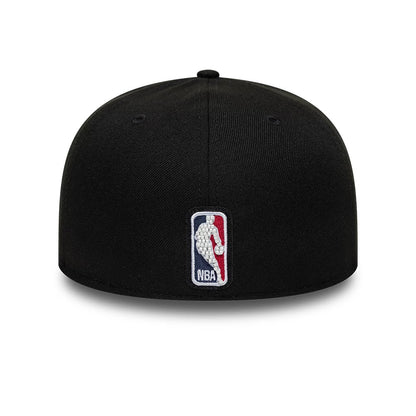 Pictured is this NBA Bead Chicago Bulls 59FIFTY A-Frame Fitted cap in black. 5