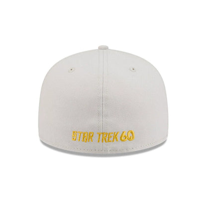 Pictured is this Logo Star Trek 59FIFTY Fitted cap in light beige. 7
