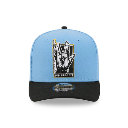 Pictured is this Live Long And Prosper Star Trek 9FIFTY Snapback cap in pastel blue. 3