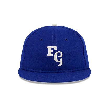 Pictured is this Fear Of God X MLB LA Dodgers Retro Crown 59FIFTY Fitted cap in open blue. 3